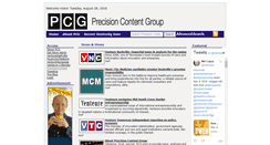 Desktop Screenshot of precision-content.net